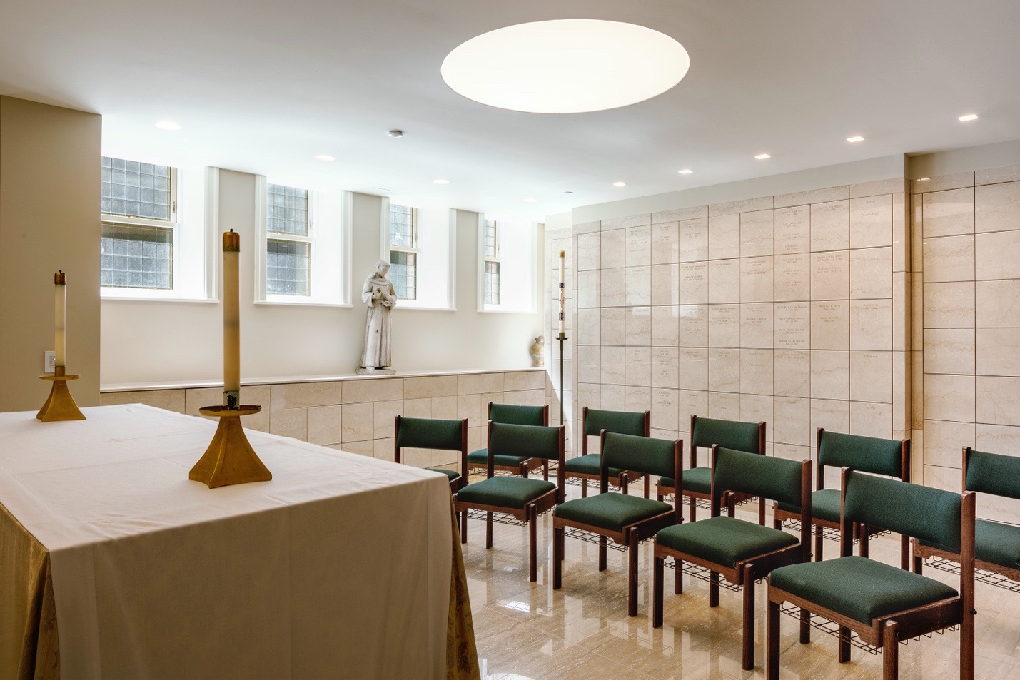 The columbarium at Epiphany
